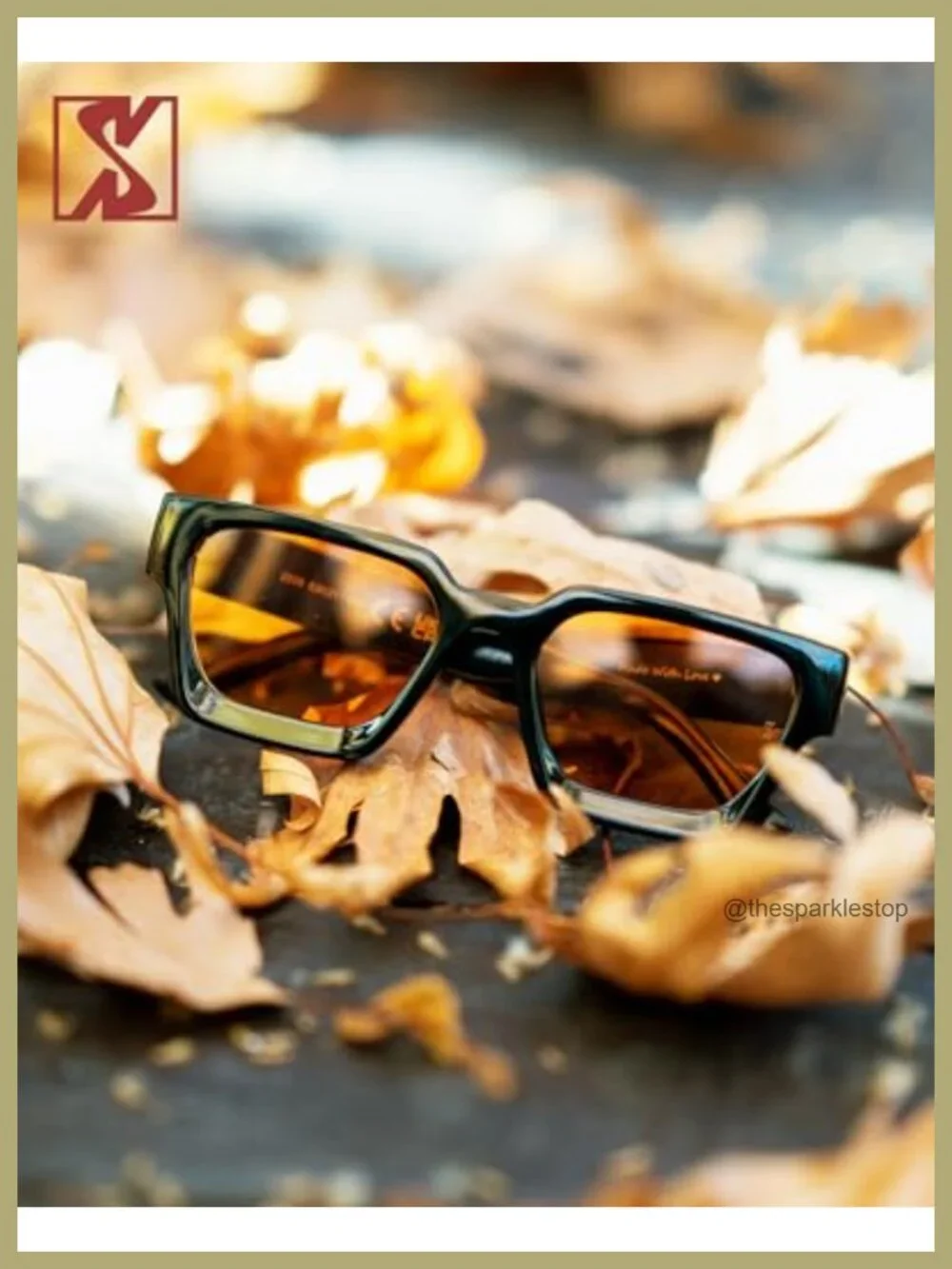 Retro Square Sunglasses for Men Women Trendy Thick Rectangle Chunky Frame Black